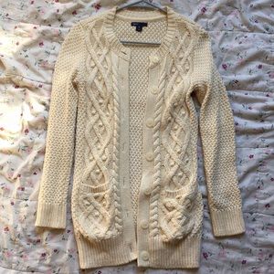 Cream cardigan